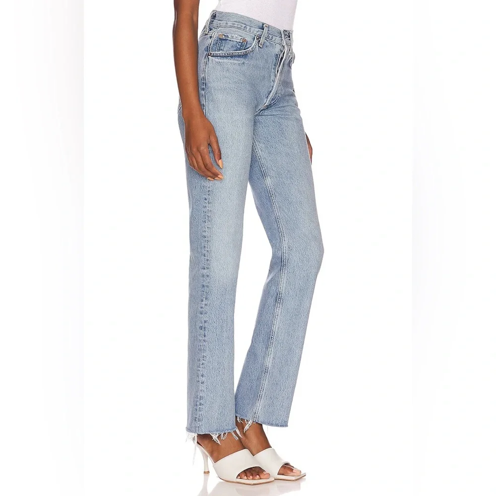 AGOLDE Lana Mid Rise Straight Jeans in Sway Size 26 - Picture 3 of 9